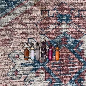 Lot of Gemstone Pendants